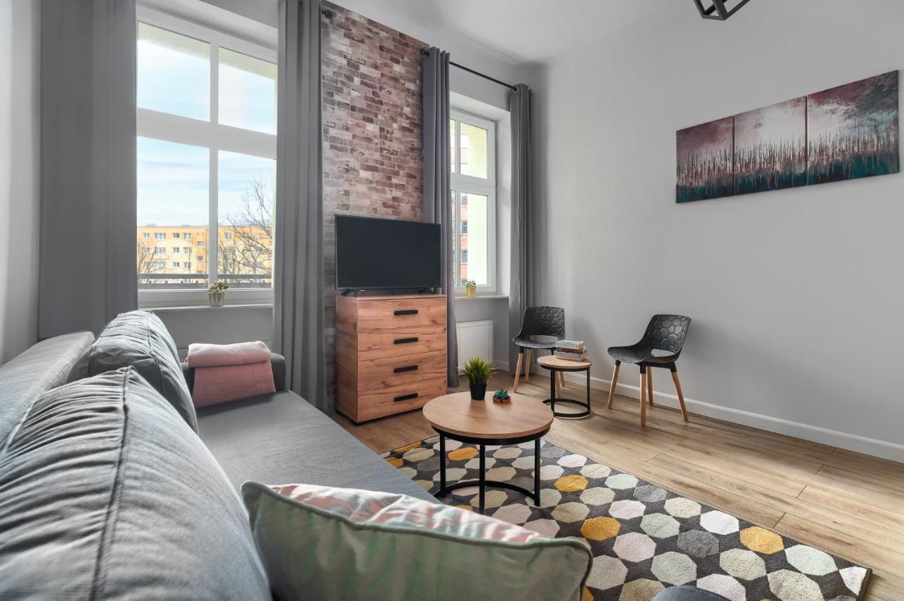 Ferienwohnung Margi Eos Apartament Large & Balcony Stettin Exterior foto