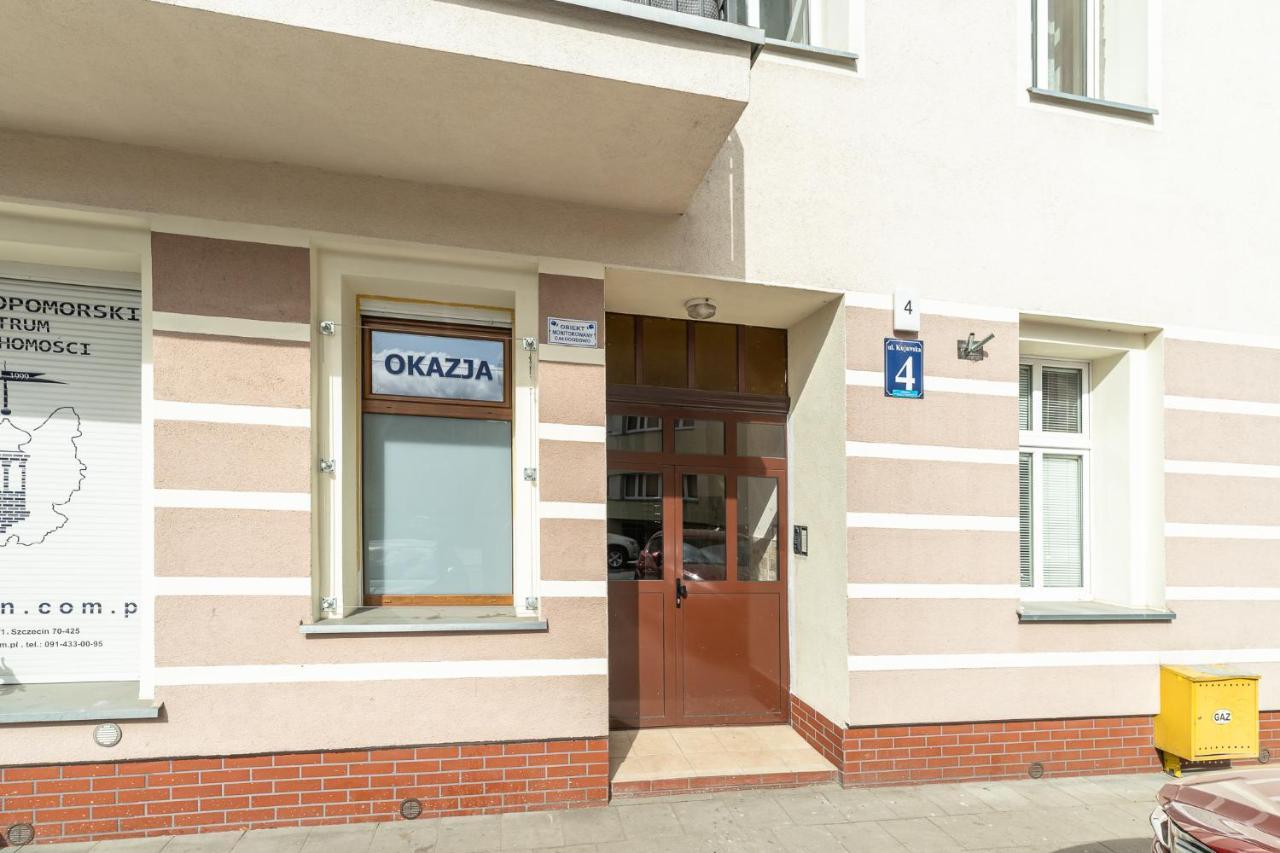 Ferienwohnung Margi Eos Apartament Large & Balcony Stettin Exterior foto